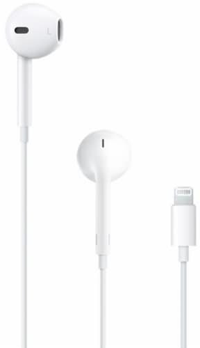 Apple EarPods with Lightning Connector for iPod® iPad® and iPhone® In-Ear Headphones - White Perspective: front