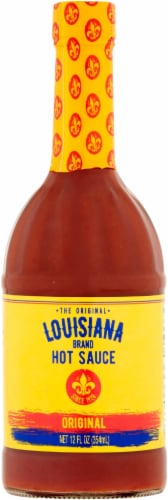 Louisiana Brand Hot Sauce Perspective: front