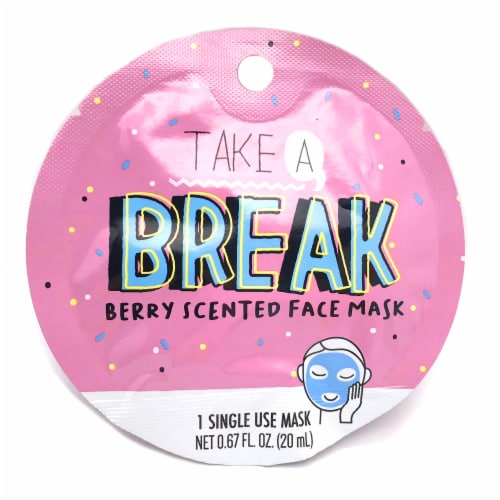 Taste Beauty Take A Break Berry Scented Face Mask Perspective: front