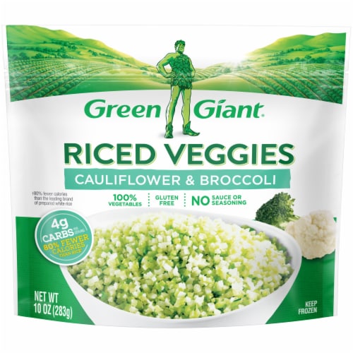 Green Giant Cauliflower & Broccoli Riced Veggies Perspective: front