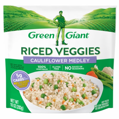 Green Giant Riced Veggies Cauliflower Medley Perspective: front
