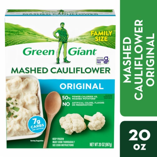 Green Giant Family Size Original Mashed Cauliflower Perspective: front