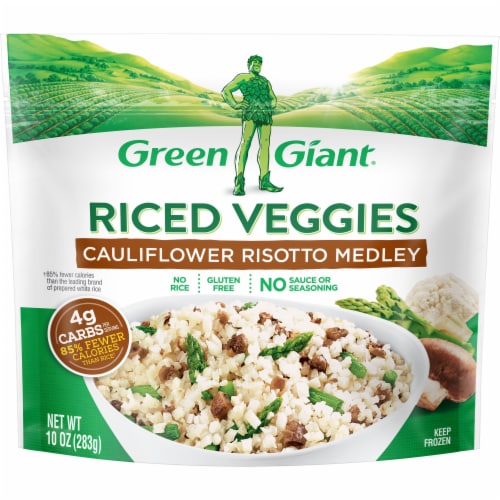 Green Giant Riced Veggies Cauliflower Risotto Medley, Gluten-Free Perspective: front
