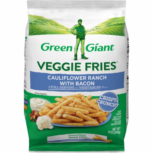 Green Giant Cauliflower Ranch with Bacon Veggie Fries Perspective: front