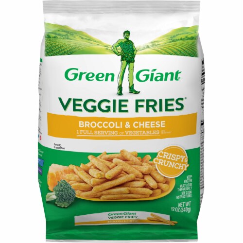Green Giant Broccoli & Cheese Veggie Fries Perspective: front