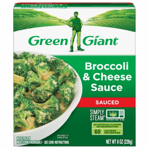 Green Giant Simply Steam Broccoli & Cheese Sauce Perspective: front
