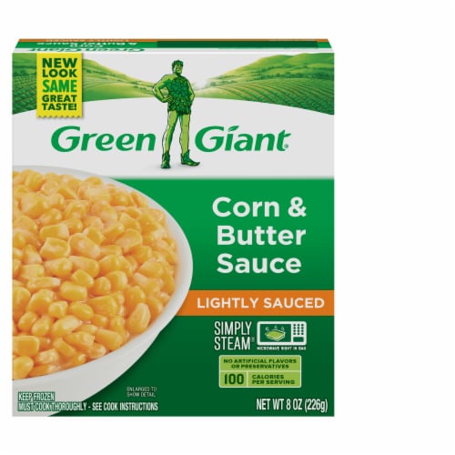 Green Giant Simply Steam Corn & Butter Sauce Perspective: front