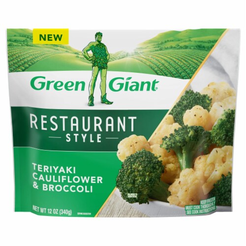 Green Giant Restaurant Style Teriyaki Cauliflower & Broccoli Perspective: front