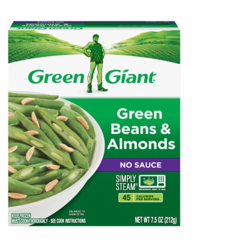 Green Giant Simply Steam Green Beans & Almonds Perspective: front