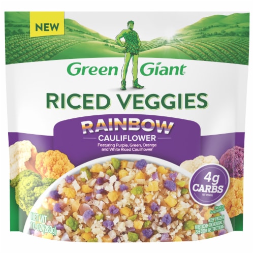 Green Giant Riced Veggie Rainbow Cauliflower Perspective: front