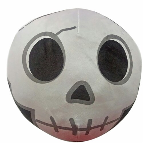 Classic Impressions Cloud Pillow Skeleton Head Perspective: front