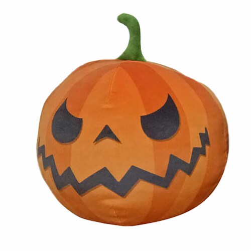 Classic Impressions Jack-O-Lantern Cloud Pillow Perspective: front
