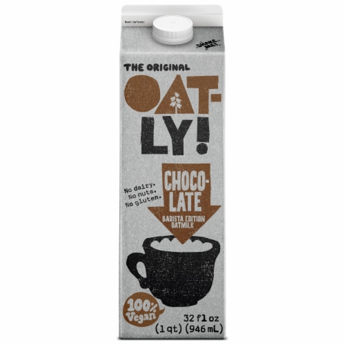 Oatly Barista Edition Chocolate Oatmilk, 1 qt - Mariano's