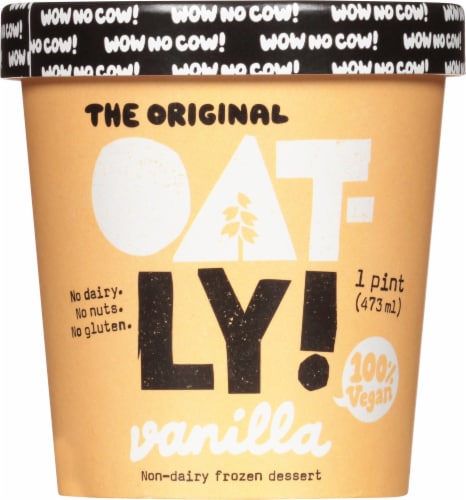 Oatly Gluten Free Vegan Vanilla Dairy Free Frozen Dessert