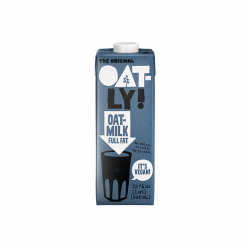 Oatly Full Fat Oat Milk Perspective: front