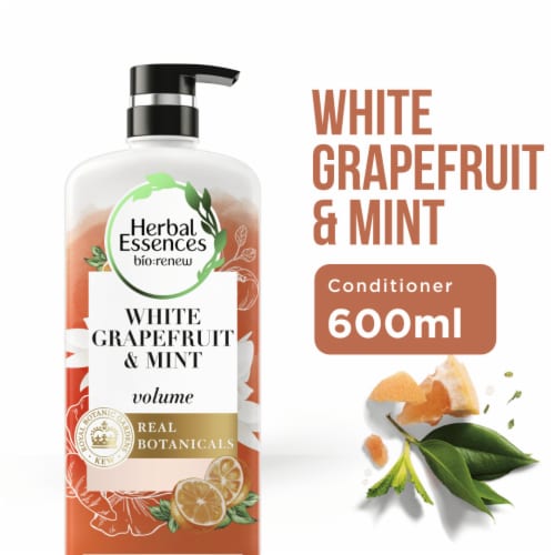 Herbal Essences bio:renew White Grapefruit & Mint Volumizing Conditioner Perspective: front