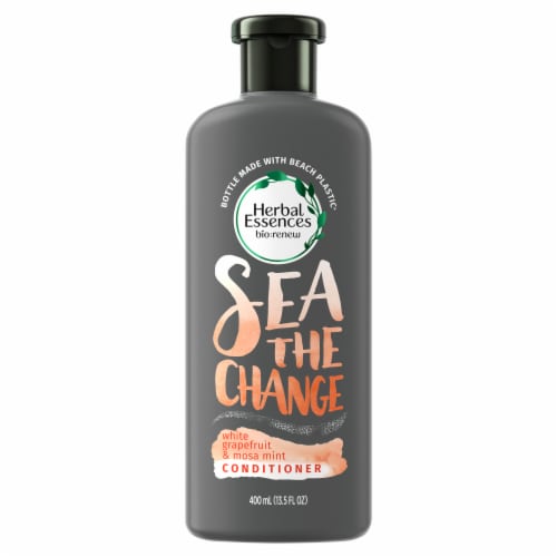 Herbal Essences Bio:Renew Beach Plastic Sea the Change White Grapefruit & Mosa Mint Conditioner Perspective: front