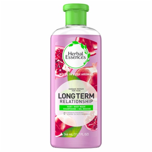 Herbal Essences Long Term Relationship Shampoo & Body Wash Damage Repair for Hair Perspective: front