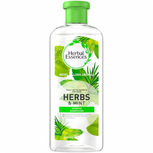 Herbal Essences Herbs & Mint Daily Detox Quench Shampoo Perspective: front