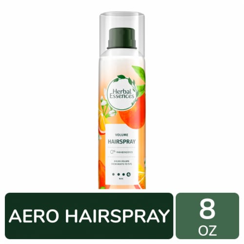 Herbal Essences Volume Aerosol Hairspray, Maximum Hold Hair Spray for Fine Hair, 24-hour Hold Perspective: front