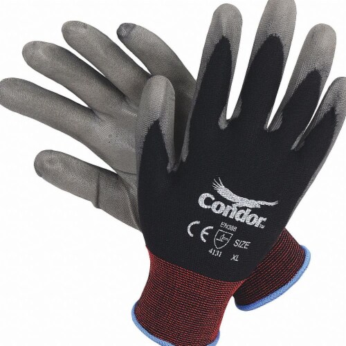 CONDOR XL Coated Gloves: ANSI Abrasion Level 3 Protection