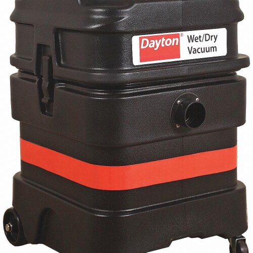 Dayton Shop Vacuum,18 gal.,Plastic,108 cfm  MV-1800-0GEV Perspective: front