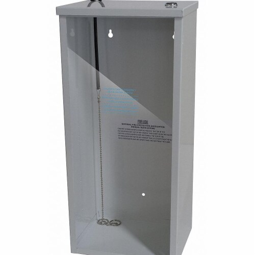 Sim Supply Fire Extinguisher Cabinet,20 lb,White  3ZV12 Perspective: front