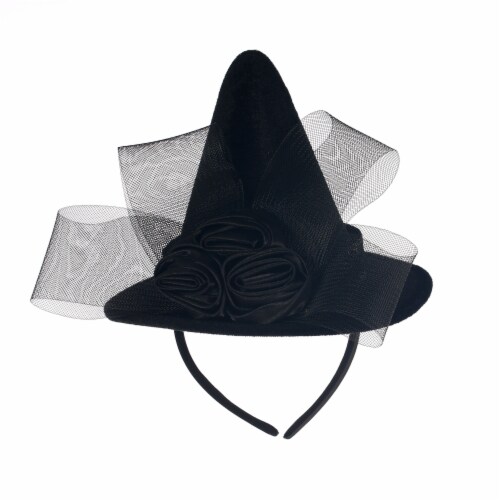 Mini Witchs Hat Adult Black Mini Witchs Hat Adult Black