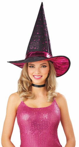 Seasons Twilight Witch Hat - Pink Perspective: front