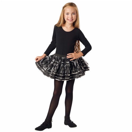 Seasons Youth Dark Fantasy Silver Tutu Perspective: front