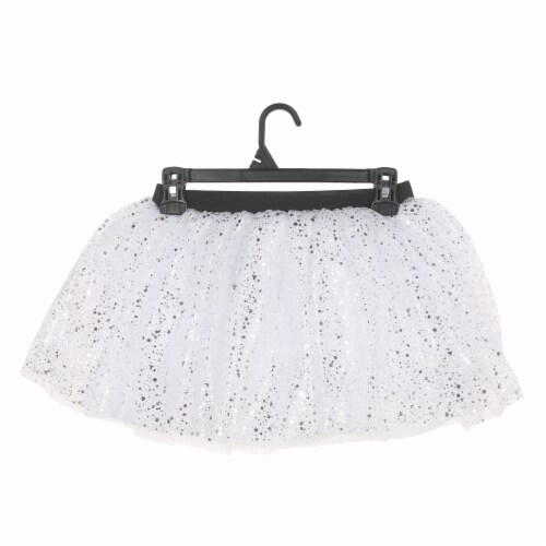 Seasons Adult Shimmer Tutu - White Perspective: front