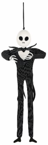 Nightmare Before Christmas Jack Skellington Hanging Character Halloween Decor Perspective: front