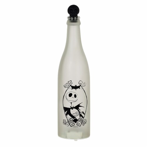 Nightmare Before Christmas Jack Skellington Light Up Bottle Hallowen Decor Perspective: front