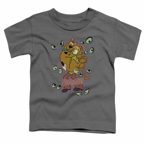 Scooby Doo Being Watched Short Sleeve Toddler Tee / T-Shirt Perspective: front