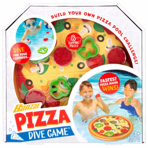 Banzai Pizza Dive Game Perspective: front