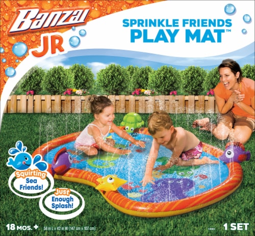 Banzai Sprinkle Friends Play Mat Perspective: front