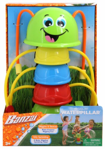 Banzai Wigglin Waterpillar Sprinkler Perspective: front