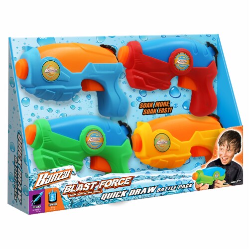 Banzai Quick Draw Water Blaster Battle Perspective: front