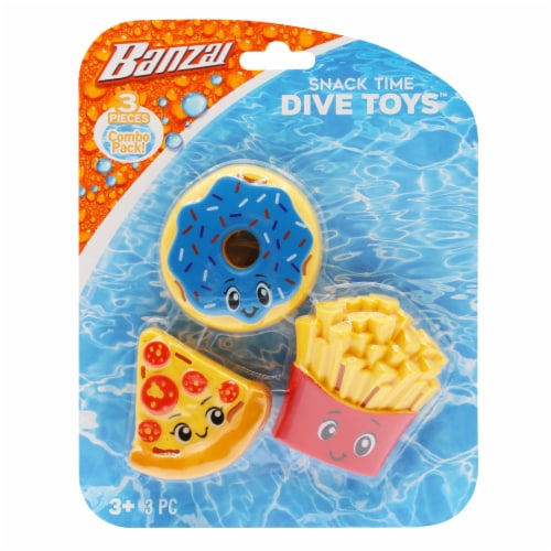 Banzai Snack Time Dive Toys Perspective: front