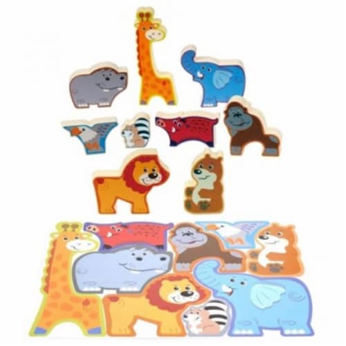 playgo 1998 Wild Safari Puzzle Perspective: front