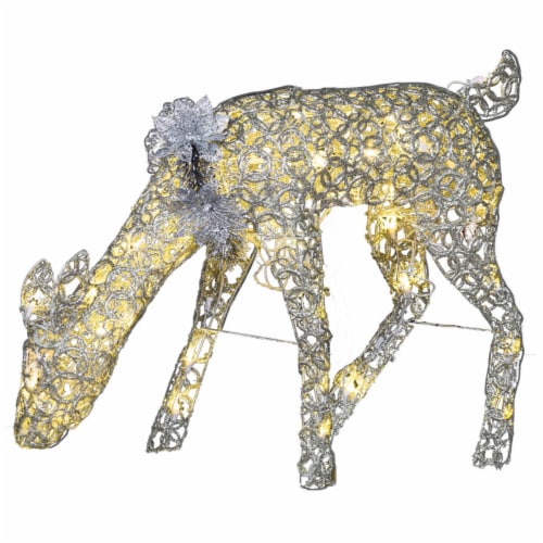 Gemmy Sun Star SS112373G Sparkle Rings Wire LED-Doe Yard Decor Perspective: front