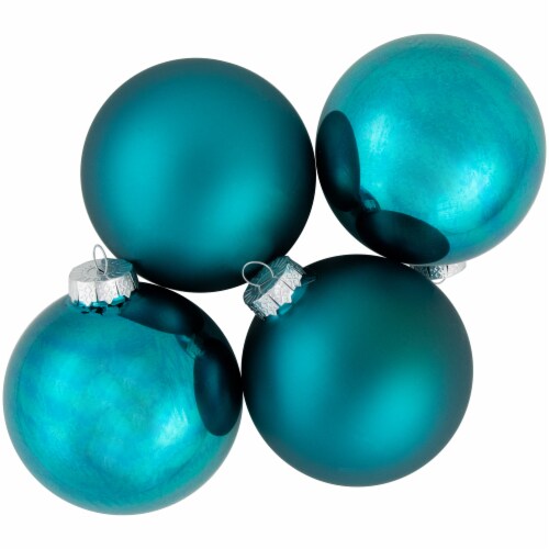 Turquoise discount christmas ornaments
