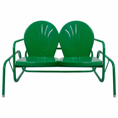 Northlight 34808545 2 Person Outdoor Retro Metal Tulip Double