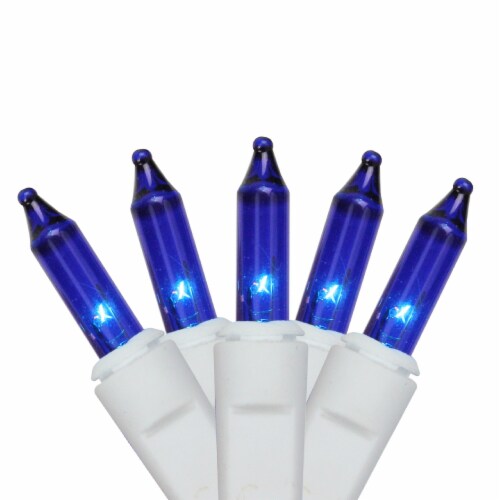 Northlight 150 Count Blue Mini Icicle Christmas Light Set 8.75ft White Wire 11 each Fred Meyer