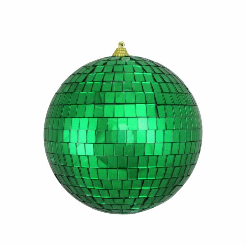 Northlight Green Mirrored Disco Ball Christmas Ornament 6 (150mm), 1. ...