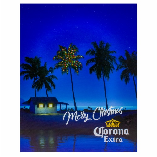 Northlight 18.75 Motion Activated Musical Lighted Corona Christmas Wall Art Perspective: front