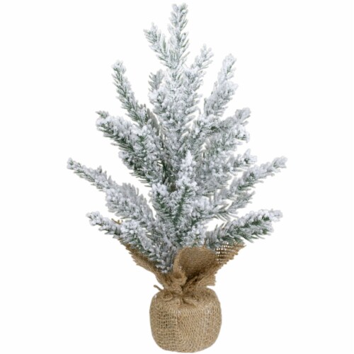 Northlight Flocked Mini Pine Slim Artificial Christmas Tree Northlight Flocked Mini Pine Slim Artificial Christmas Tree