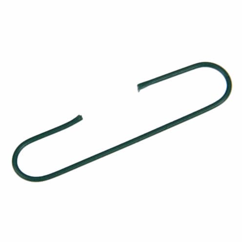Northlight Club Pack of 100 Forest Green Christmas Ornament Hooks 1.5 Perspective: front