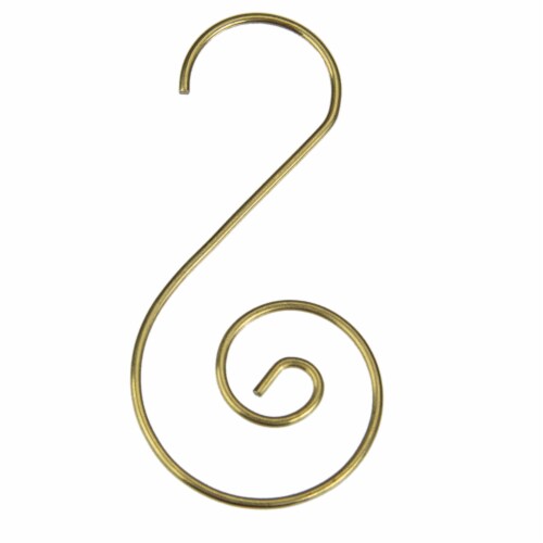 Northlight Club Pack of 40 Gold Christmas Ornament Hooks 1.75 Perspective: front
