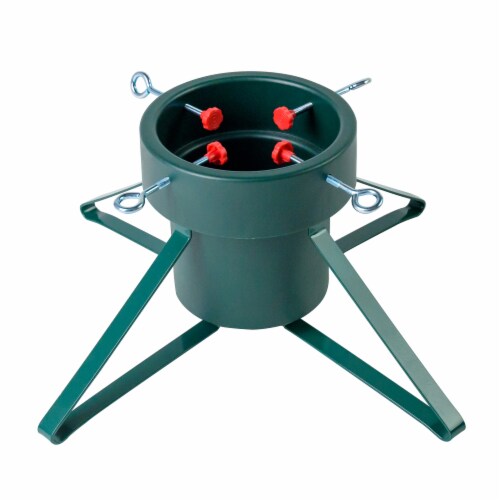 Northlight Green Live Christmas Tree Stand - For Trees up to 9ft Tall Perspective: front